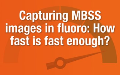 Capturing MBSS images in fluoro: How fast is fast enough?